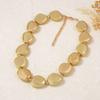 European American Light Luxury Simple Colorful Beaded Necklace High Grade Multi Layer Stackable Retro Literary Jewelry For Women