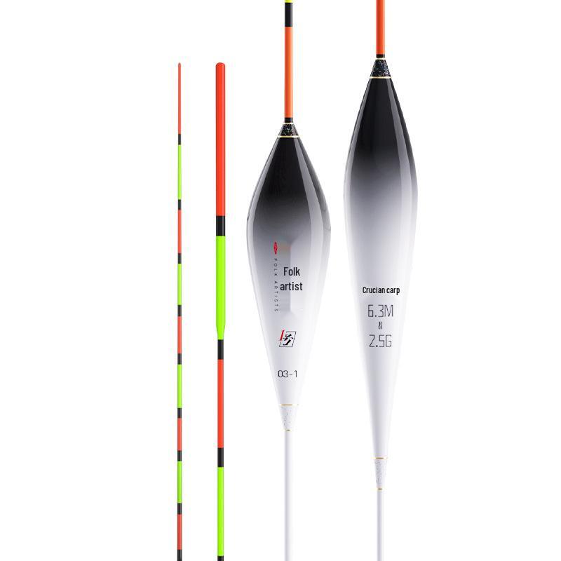 High Sensitivity Fishing Float Set for Carp: Enhanced Visibility for Crucian, Silver, Bighead, Grass Carp - Ideal for Wild & Shallow Water Fishing