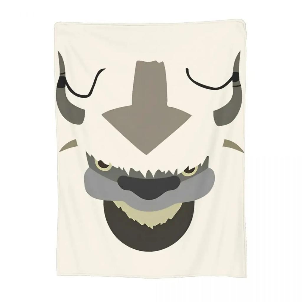 Stylish Appa Avatar The Last Airbender Blanket Lightweight Thin Velvet Comfortable Throw Blanket Machine Washable
