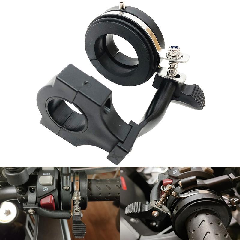 New 2024 Motorcycle Throttle Lock Assist Handlebar Cruise Control Assist Retainer Grip Throttle Control Universal 22mm HandleBar