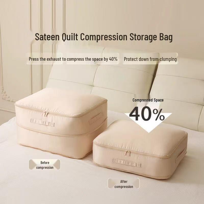 Extra-Large Moisture-Proof Down Jacket Compression and Storage Bag for Travel and Home