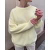 Pull Femme Automne et Hiver Imitation Vison Tempérament Ample Super Doux Tricots Femme Cent Assorti