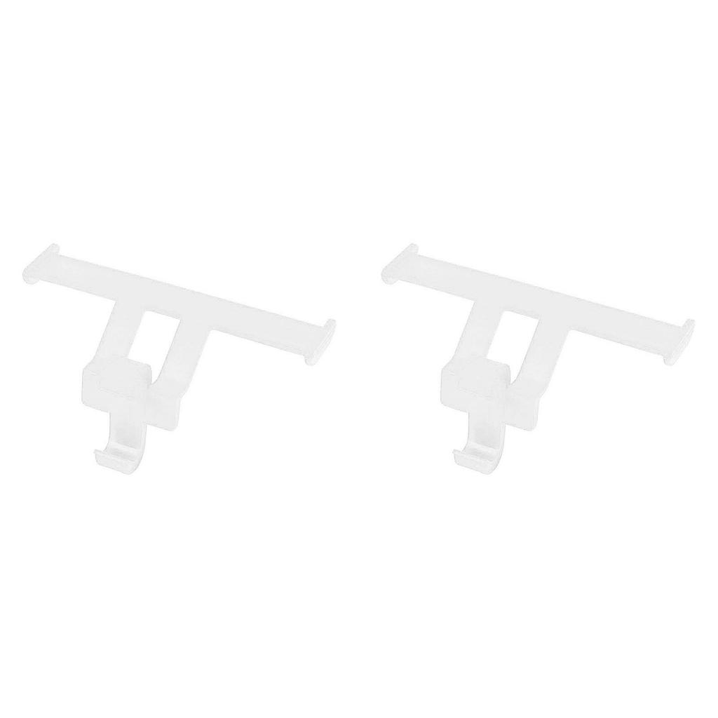 1 Paar Clogs Schuhe Schwanzflügel Dekor ABS Hausschuhe Schwanzflosse Dekoration Anhänger Ornament Weiß