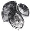 Nylon Fishing Nets Head Fishing Tackle Collapsible Detachable Handle Rhombus Mesh Hole Depth Folding Dip Net Durable Dip Net