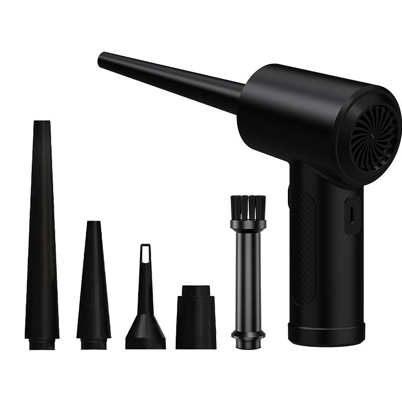 Electric Air Blower for Computer Cleaner with Detachable Nozzle USB Charging Air Duster