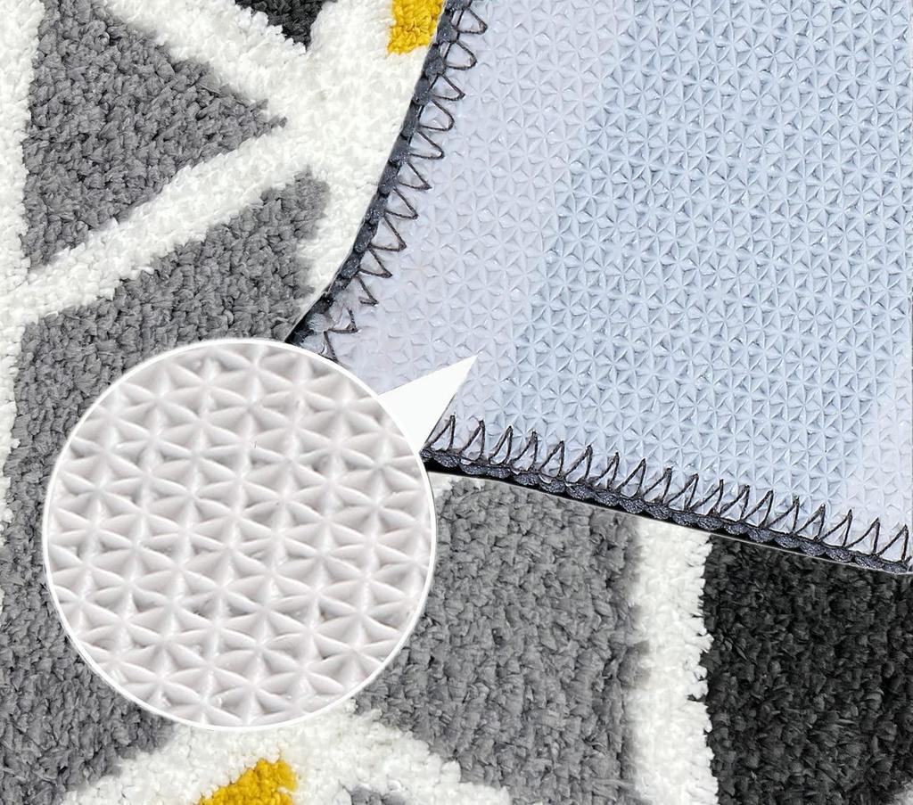 Mikrovlákno 2000 GSM Kúpeľňová predložka Super Absorpčná Protišmyková Vstupné rohožky pre Domov/Kúpeľňová predložka/Spálňa/Kuchyňa/Podlahová rohožka (Šedá)