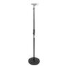 Shure by Gator SH-RBMICSTAND10 Microphone Stand, Straight Type, Vibration-Dampening 10" Round Base