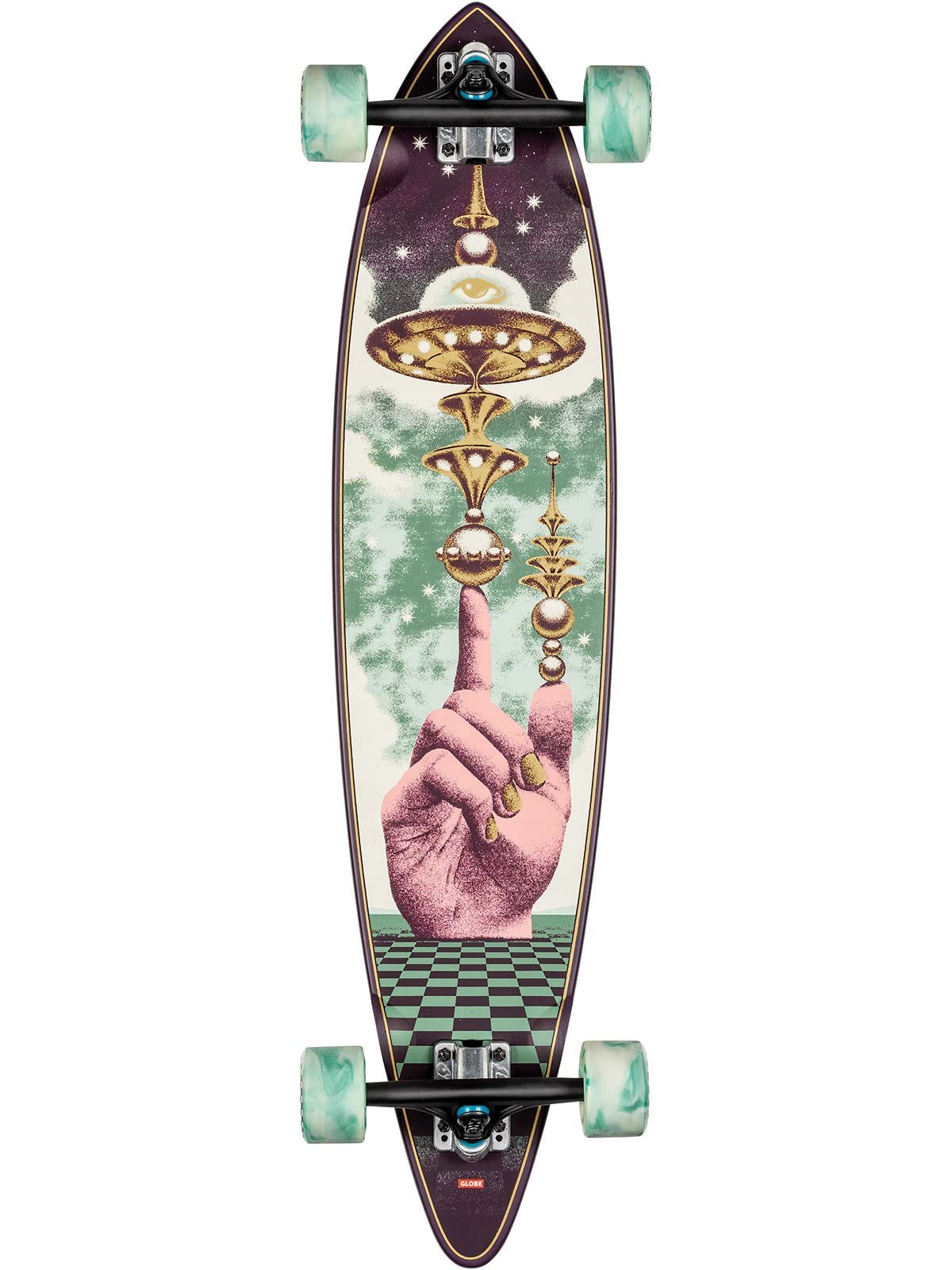 

Комплектный скейтборд Globe Pintail 37 Д x Ш WB, The Launcher, 37.5 8.5 - 26.5