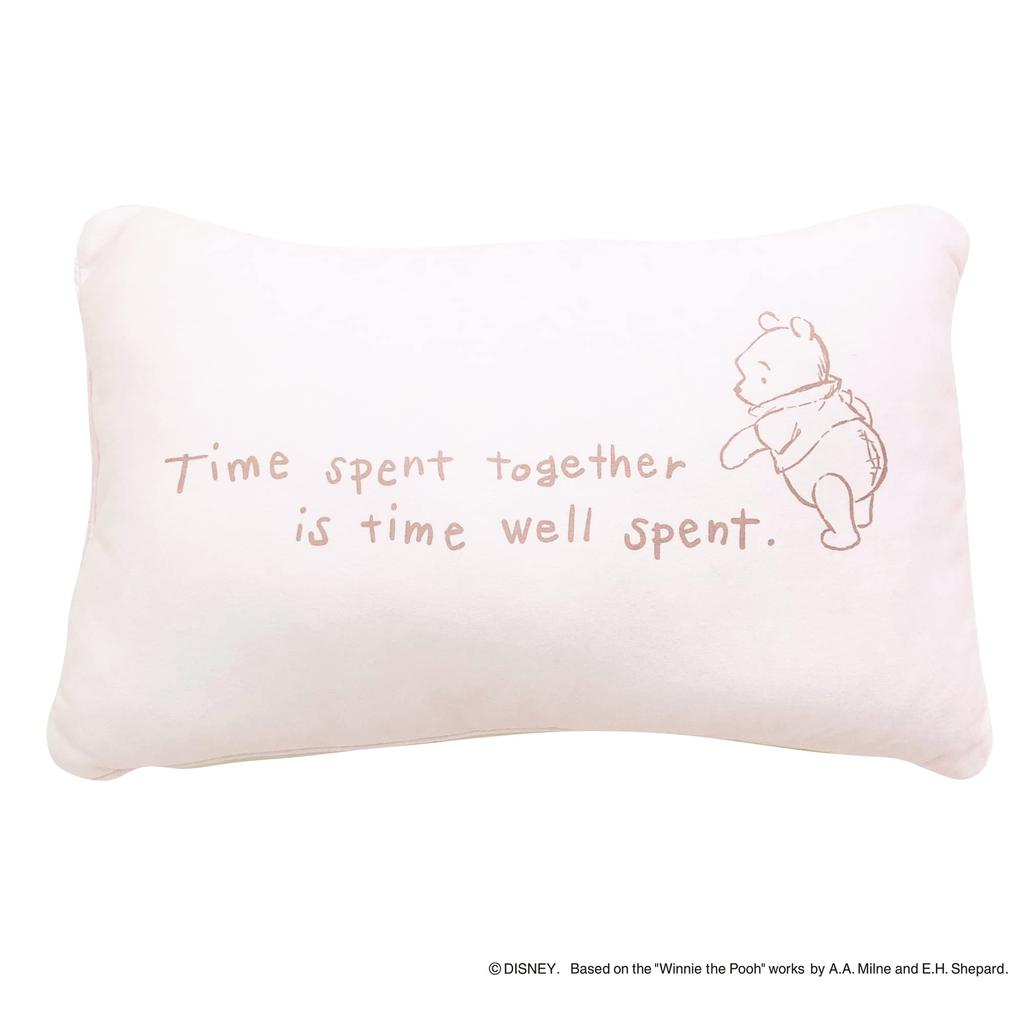 MORIPiLO Morishita Body Pillow for Children and Adults Winnie the Pooh Pastel Pink 40x25cm Fluffy Material Stuffed Cushion Character Goods Disney