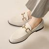 Lefu Men  New Pointed British Metal Buckle Comfortable Casual Shoes Size 38-46  Men's Style