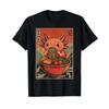 Funny Axolotl Eating Raunisex Kawaii Japanese Anime Axolotls T Shirt Vintage Homme Designer Clothes Fashion Breathable