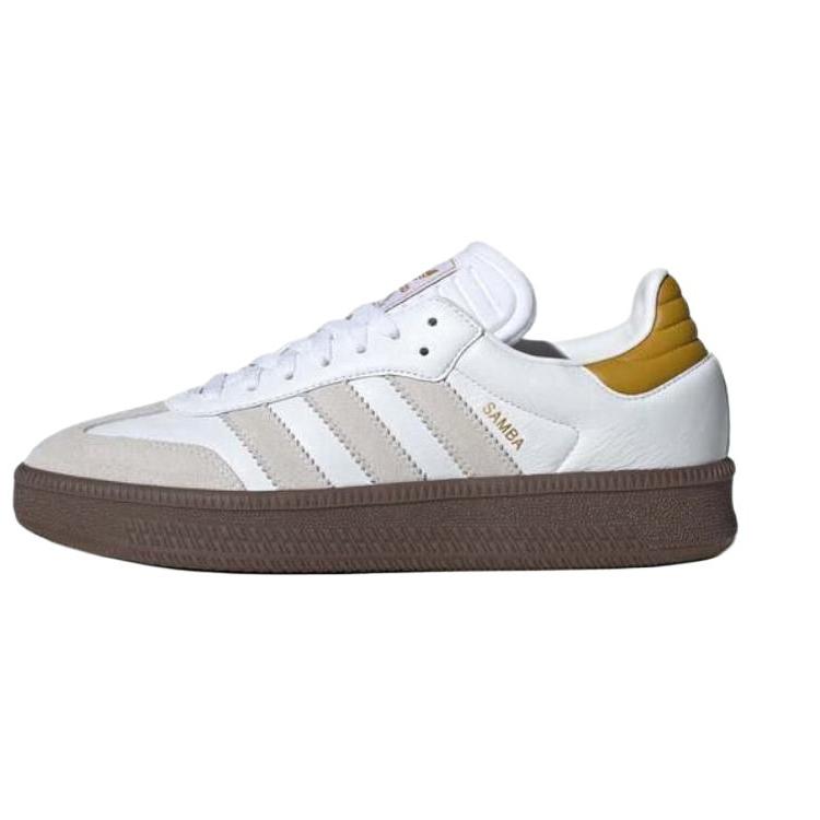 

Adidas Originals SAMBA XLG Abrasion Resistant Low top Skateboard Shoes Unisex White Brown Sneakers JR3325 42