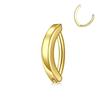 14G Belly Button Ring for Women Surgical Steel CZ Clicker Ball Belly Piercing Ring Simple Reverse Navel Rings Body Jewelry