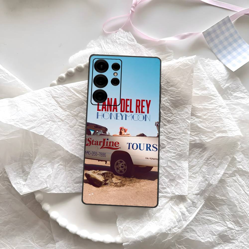 Singer Lana Del Rey Phone Case For Samsung S 24 fe 25 Ultra plus 20 lite 21 30 22 23 24 22 Ultra 5G Fundas