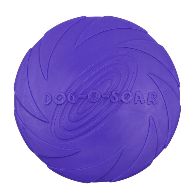 Pet Dog Frisbee Silicone Flying Disc Toy For Large Dog Outdoor Playing Training