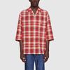 Gucci Shirts Men's Red Lapel Moderate Shirt 653446-ZAG0O-6172