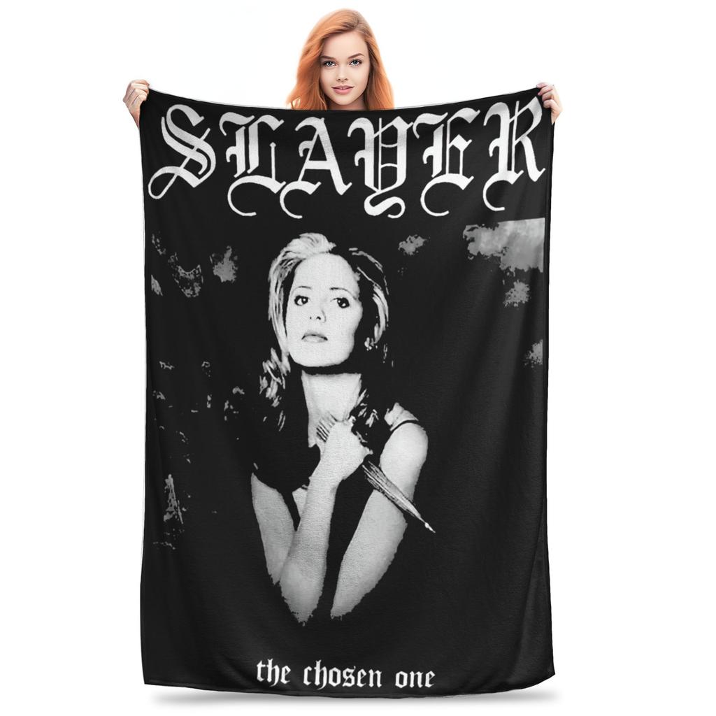 Buffy the Vampire Slayer Kuscheldecke für das Sofa Horrorfilm Weiche Flauschige Plüschdecke Mehrere Größen Tagesdecken für Alle Jahreszeiten