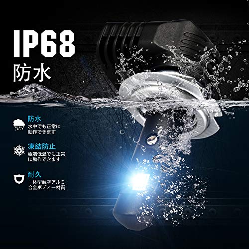 NOVSIGHT Japan Direct Store NOVSIGHT-N20 Series - Ultra Bright 70W (35Wx2) 12000LM (6000LMx2) 6500K - H7 Car LED Headlights/Fog Lamps