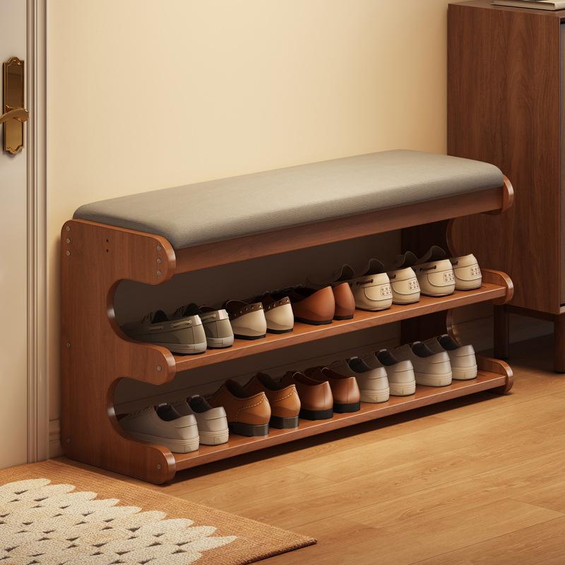 Shoe Cabinet Stool Upholstered Flip Top Shoe Storage Bench Entryway Hallway Cushion Seat Removable Shoe Rack Organizer Furniture