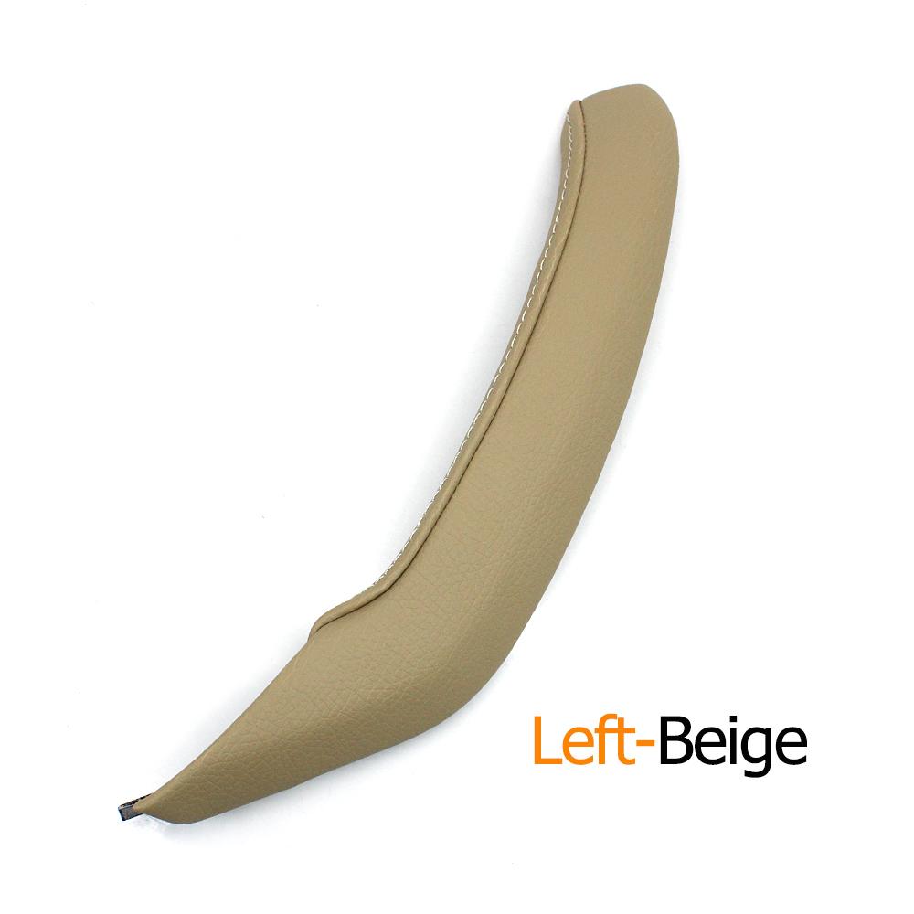 Car Interior Left Right Passenger Door Pull Handle Leather Outer Cover Trim For BMW X3 X4 F25 F26 2011 2012 2013 2014 2015 2016
