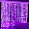 New LED Curtain Atmosphere String Lights with Remote Control Bedroom Holiday Wedding Birthday Christmas Decoration Fairy Lights