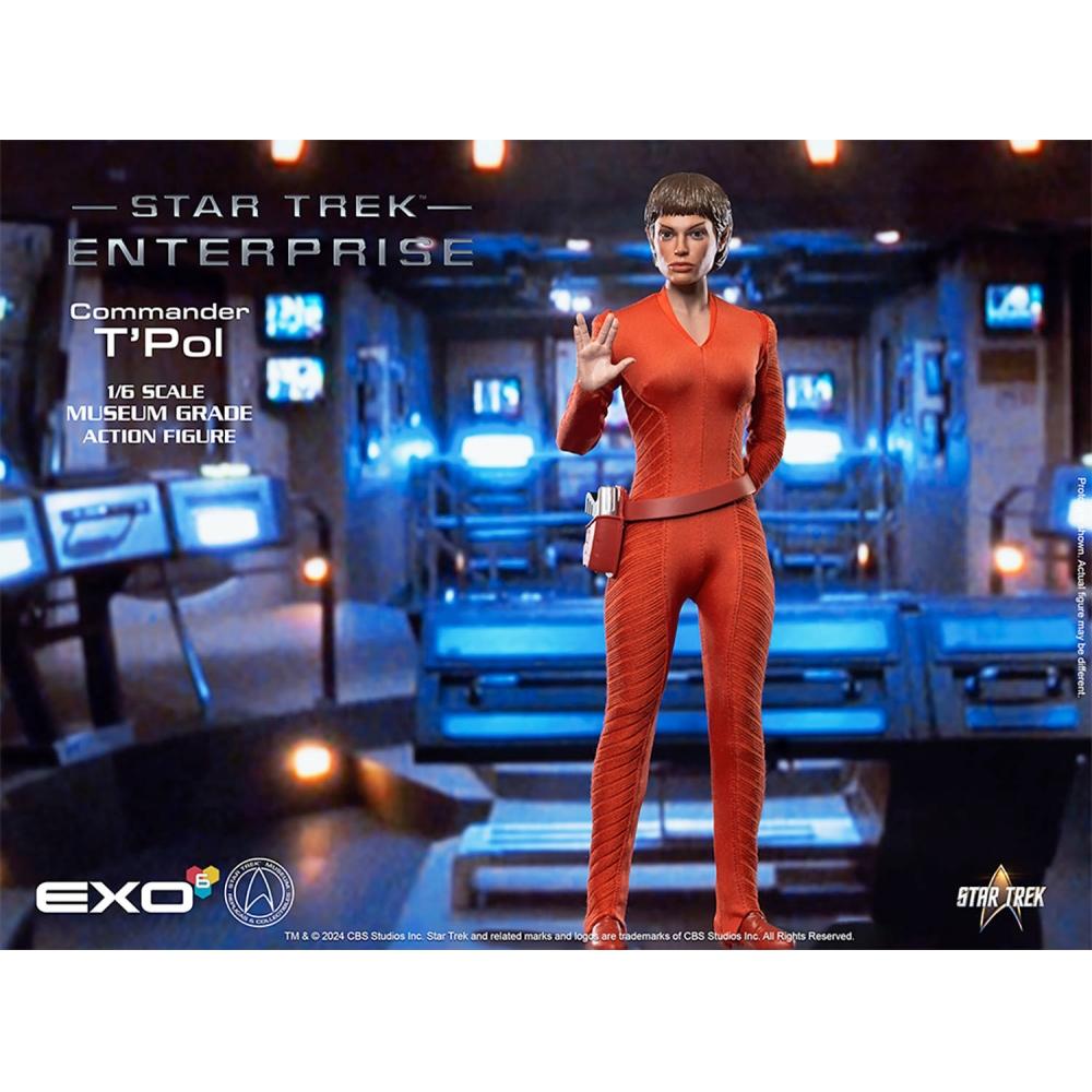 

STar Trek 1 6 Hyper RealisTic AcTion Figure STar Trek EnTerprise Nx 01 EnTerprise FirsT Officer T Pol