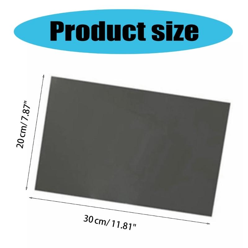 No Sticky Polarizing Filter Sheet 30x20cm Reflective Proof Blue Light Protective Film 0/90 Degree Linear for LCD Screen