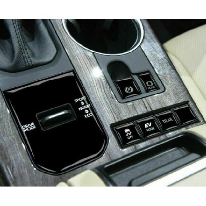 Black Central Console Gear Shift Button Cover Trim For Toyota Highlander -23