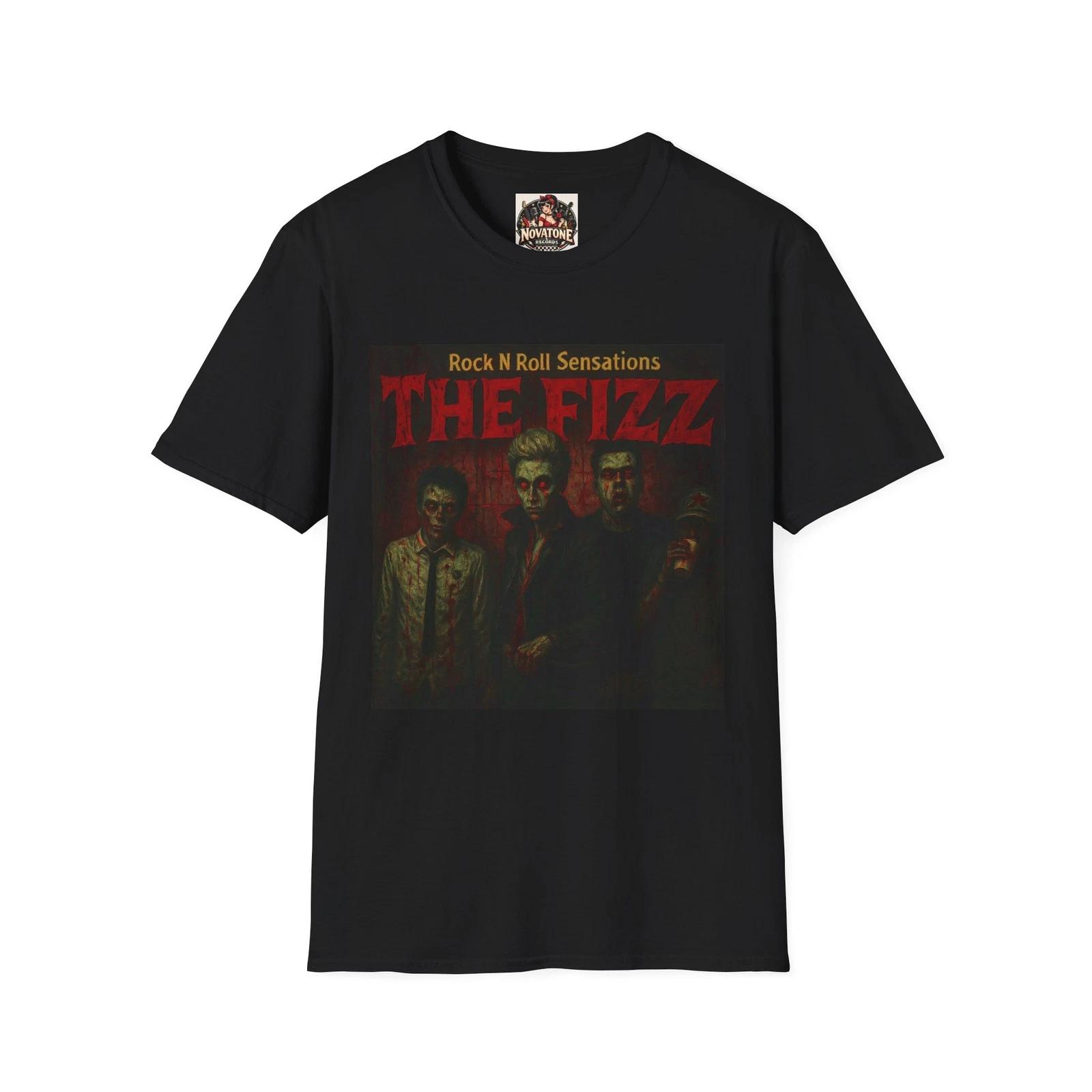 The Fizz - Rock N Roll Sensations I Horror Anime T-Shirt | Novatone Records 2XL