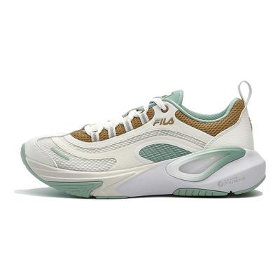 Pacer Aerobic Fitness Shock Absorption Low-Top Training Shoes Women Sneaker White Green A12W331403FSC