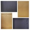 A3 Black Card Kraft Paper File Bag with String Tie for Archival Storage