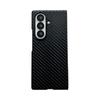 Luxury Business Sle Prom Leather Phone Case for Samsung Galaxy Fold 7 6 5 4 3 High Quality Carbon Fiber Shockproof TPU Protect Cover