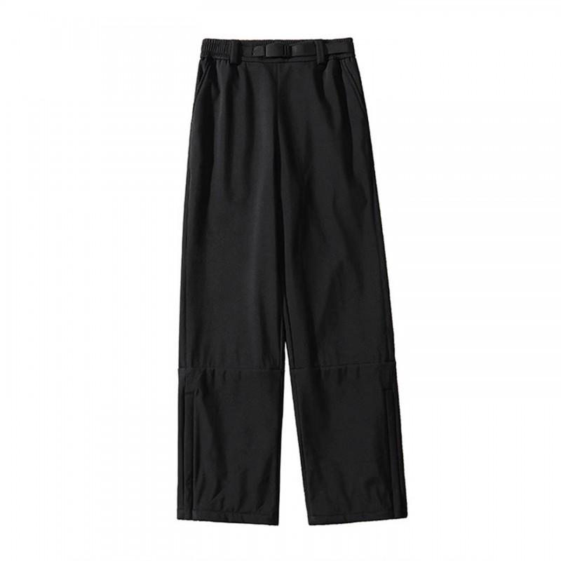 Men Women Winter Ski Pants Waterproof Windproof Thermal Fleece Lined Outdoor Hiking Snowboarding Trousers