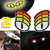 2x Auto Reflektierendes Sicherheitswarnband Auto Reflektierender Aufkleber Motorrad Roller Nachtfahrten Sicherheitsaufkleber Anime Stil Reflektor