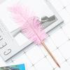 Quick-Drying Signature Pen Flurry Feather Ballpoint Pen Creative Neutral Gel Pens  School
