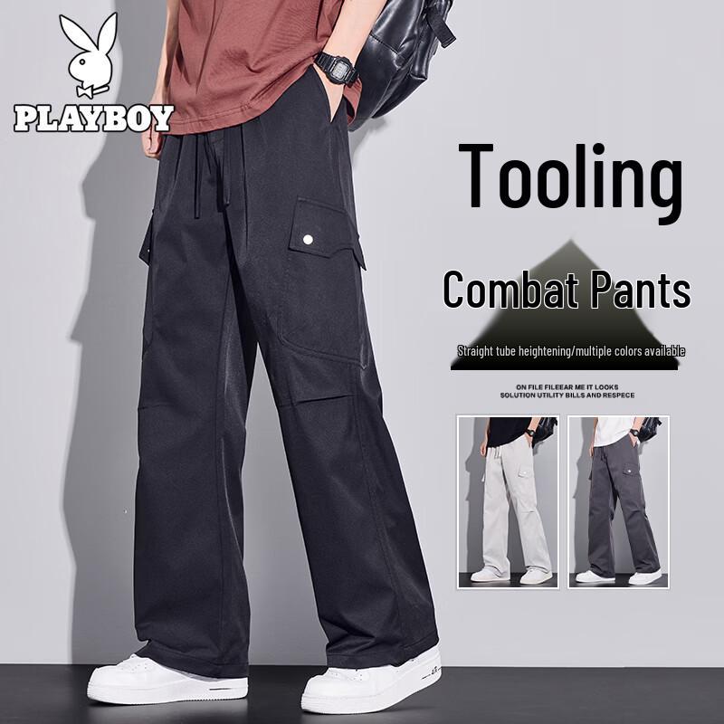 Playboy Men s Quick-Dry Loose Fit Cargo Pants 3XL
