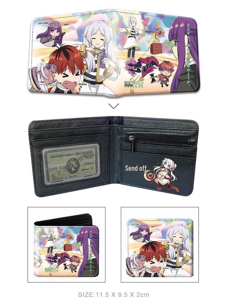 Frieren: Beyond Journey's End 3D Anime Coin Purse - Stereoscopic Embossed Cartoon Design