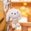 Cute Long Ears Dog Keychain Cartoon Plush Girls Kid Backpack Doll Decoration