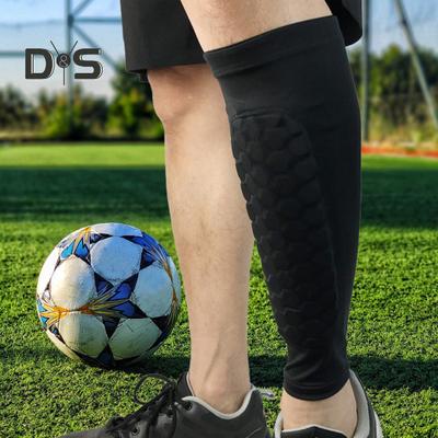 Maneci de protectie pentru tibie de fotbal Maneca de compresie pentru gambe cu tampoane de tip fagure Protectie pentru picioare Tibie pentru copii si adulti Fotbal Fotbal Sport