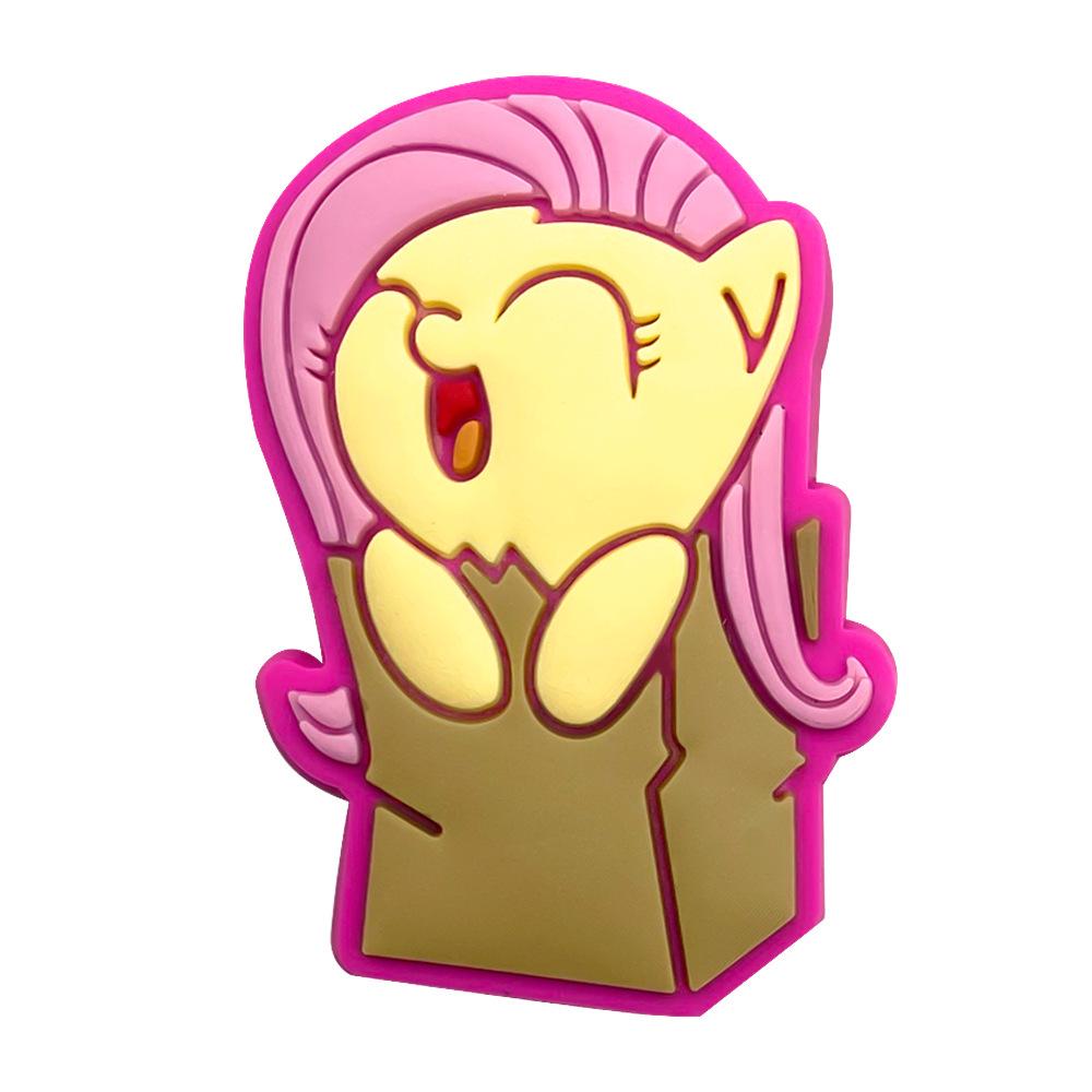 My Little Pony PVC Pen Holder Clip – Detachable Soft Rubber Accessory