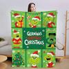Flannel Blanket Digital Print For Midday Rest Blanket, Christmas Cartoon Air-conditioned Blanket.