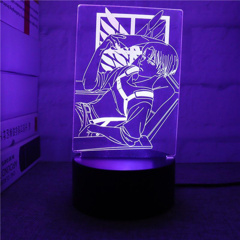 Colorful 3d My Hero Academia Night Light Led Table Lamp For Anime Lovers And Collectors