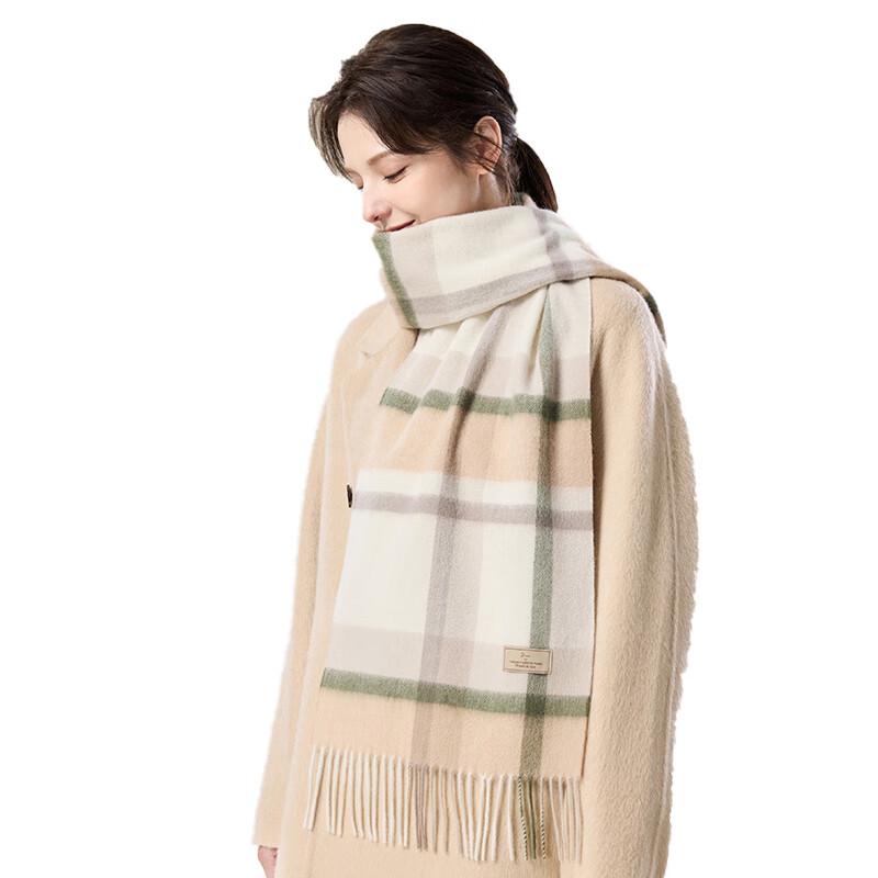 JIUMU Women's Pure Wool Scarf & Shawl
