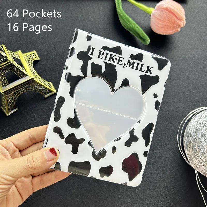 3 inch 64/160 Pockets Mini Photo Album Cartoon Album Photo Holder Book Collect Kpop Album De Fotos Kpop Photocard Binder