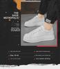 Men's 2024 Classic Summer Slip-On Sneakers: Breathable, Fashionable, Height-Enhancing, Thick-Soled White Shoes