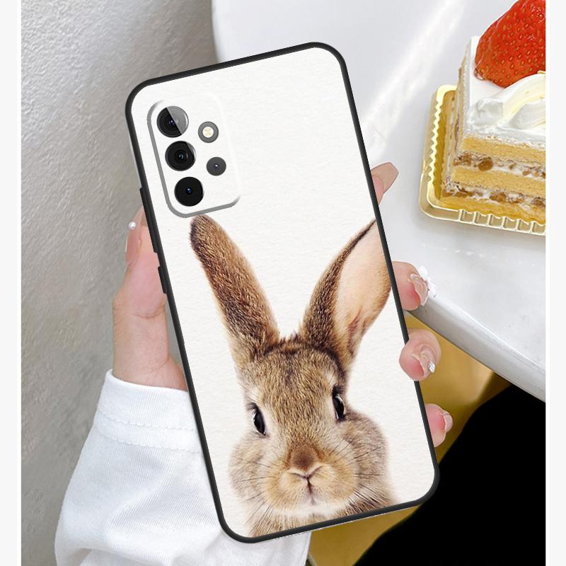Cute Bunny Rabbit Case For Samsung Galaxy A15 A25 A35 A55 A51 A71 A12 A32 A52 A13 A33 A53 A14 A34 A54 Cover