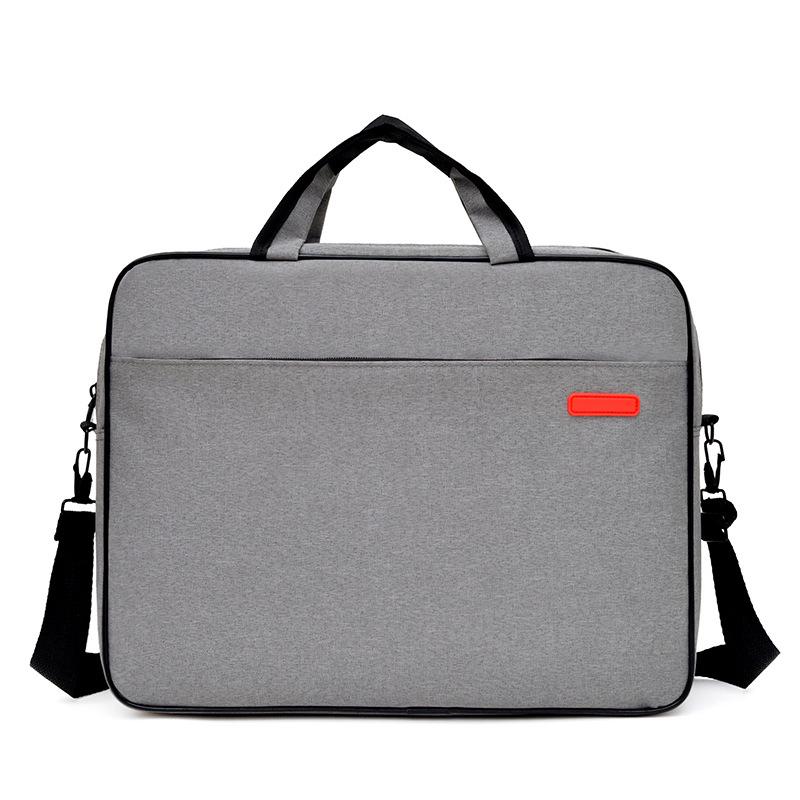 Handheld Crossbody Laptop Briefcase 15.6" - Single Shoulder, Large Capacity, Business Casual Tablet Bag