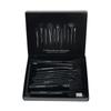 11-Piece Professional Makeup Brush Set with Black Wooden Handles