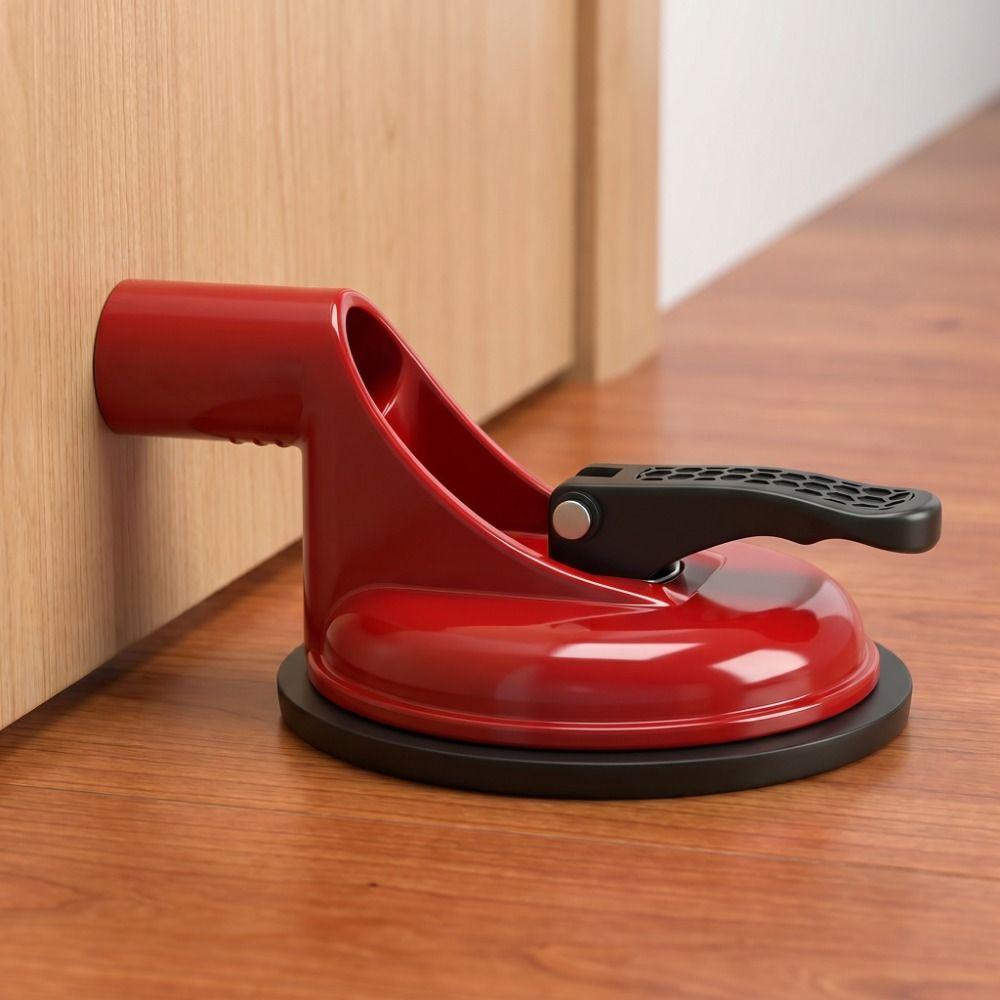 High Strength Security Door Guard Suction Cup Floor Door Block Durable Safe Doorstop Solo Living