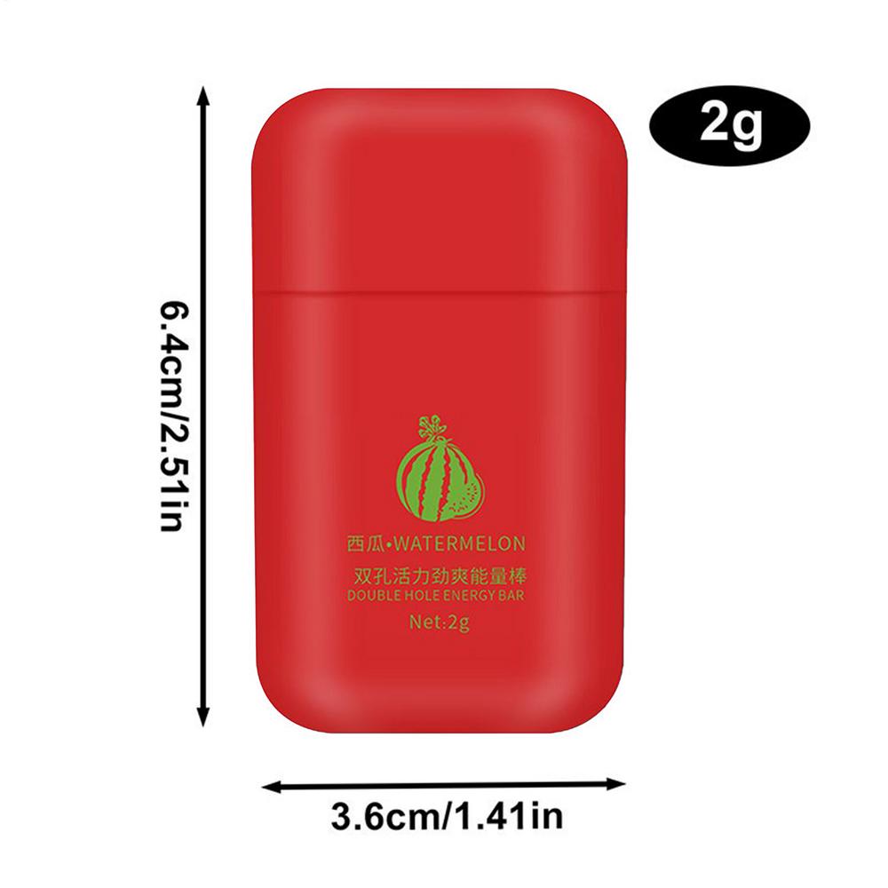 Double-Hole Tube Nasal Inhaler Stick For Energetic Inhaling Nasal Inhaler With Refreshing Sensation For Studying & Overtime Work
